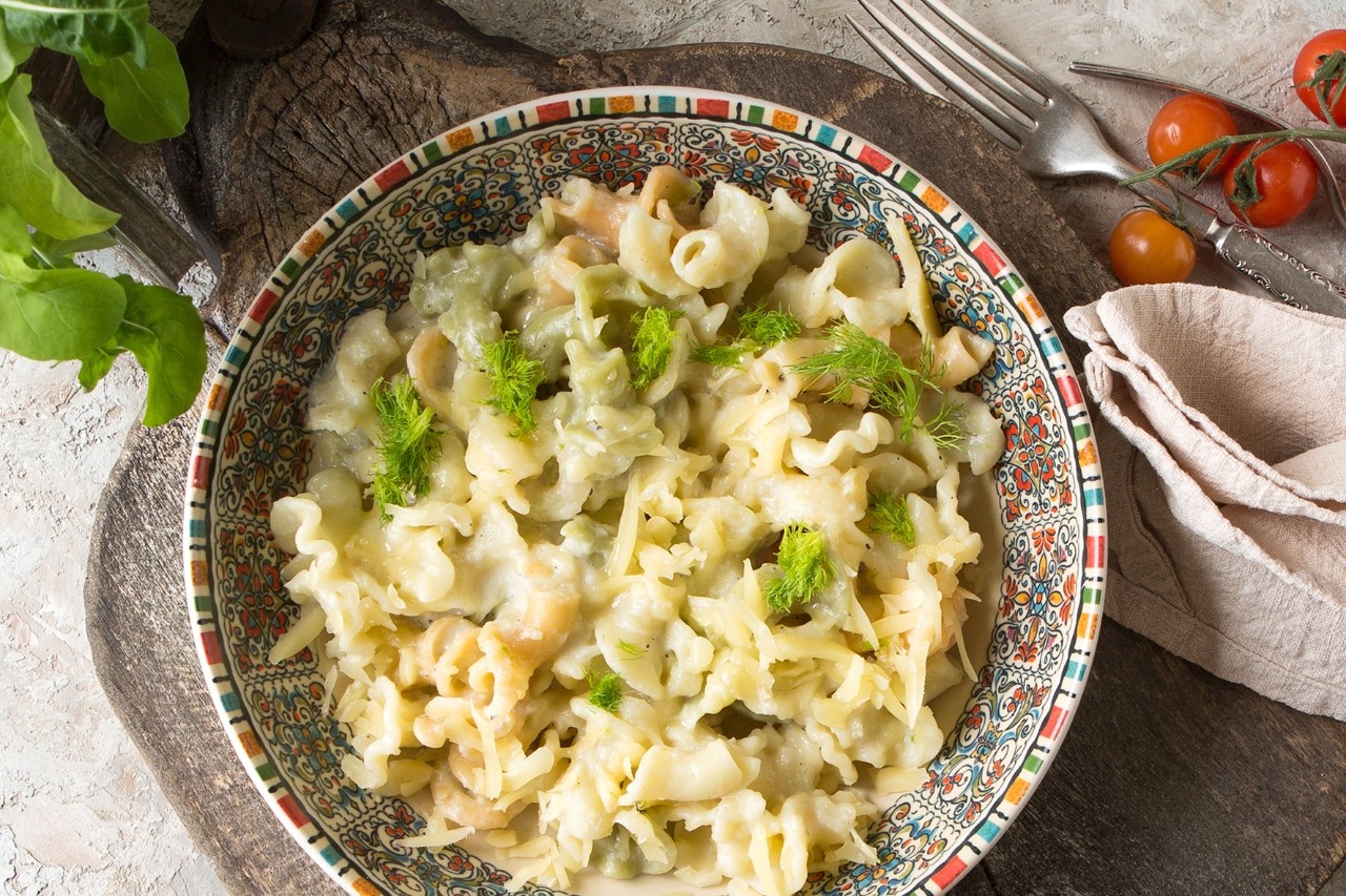 Pasta mit Fenchel-Gorgonzola-Sauce