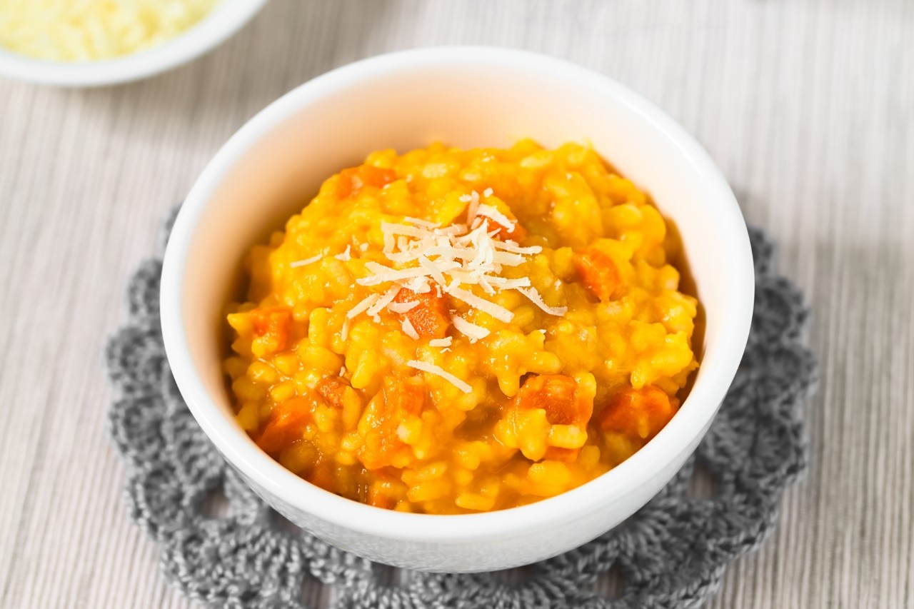 Karotten-Risotto mit Zimt Karotten-Risotto mit Zimt