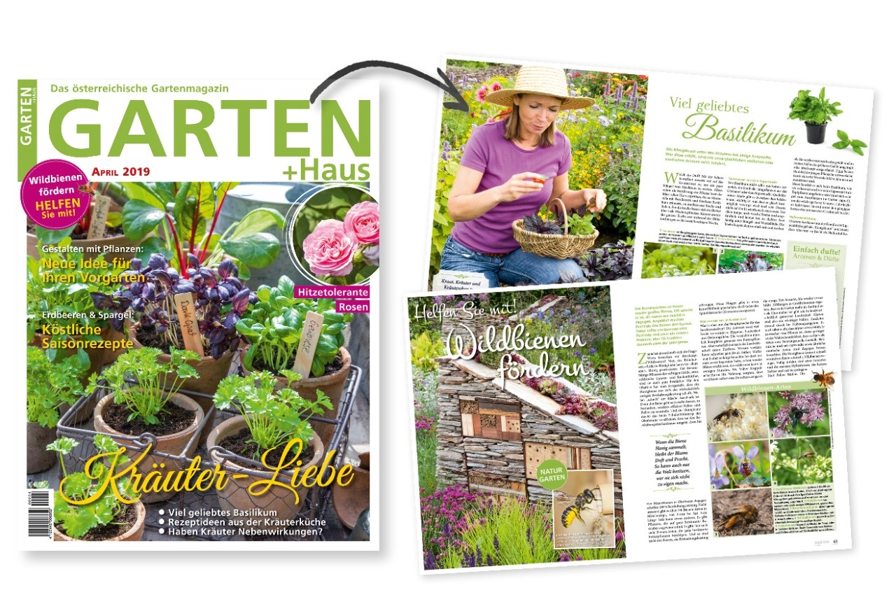 GARTEN+HAUS April 2019 Das sind die Themen