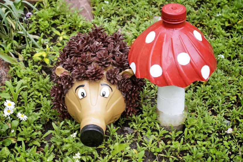 Diy Igel Und Pilz Aus Pet Flaschen